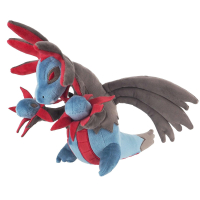 Authentic Pokemon plush Hydreigon +/- 27cm long San-ei